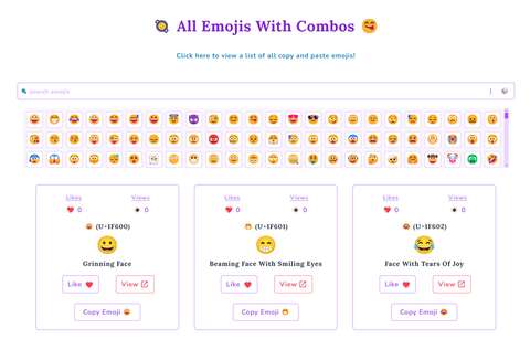 🍲 Emoji Combos